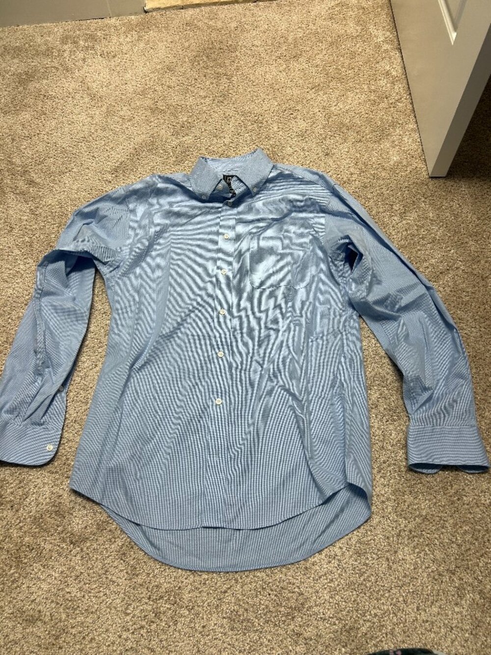 Jos. A. Bank Traveler Slim Fit 15.5 Neck Button Down Shirt